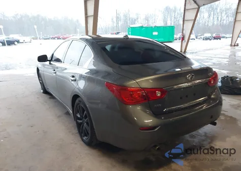 2014 Infiniti Q50 Premium from USA, damaged, VIN JN1BV7AR7EM701931